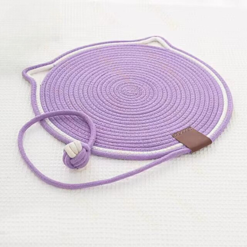 Alfombra de rascado y diversión con forma de gato