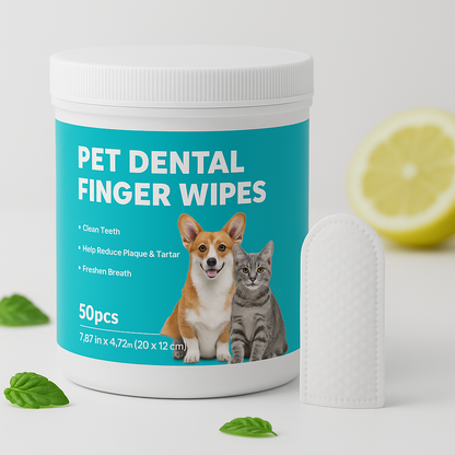 DentaFresh - Toallitas de Limpieza y Protección Dental para Perros