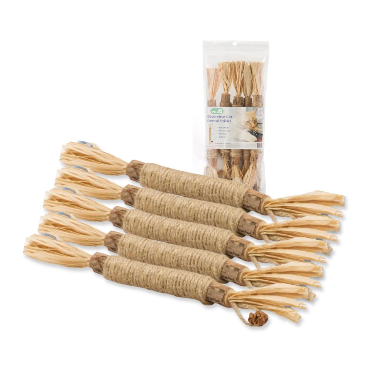 Palitos Dentales de Silvervine para Gatos