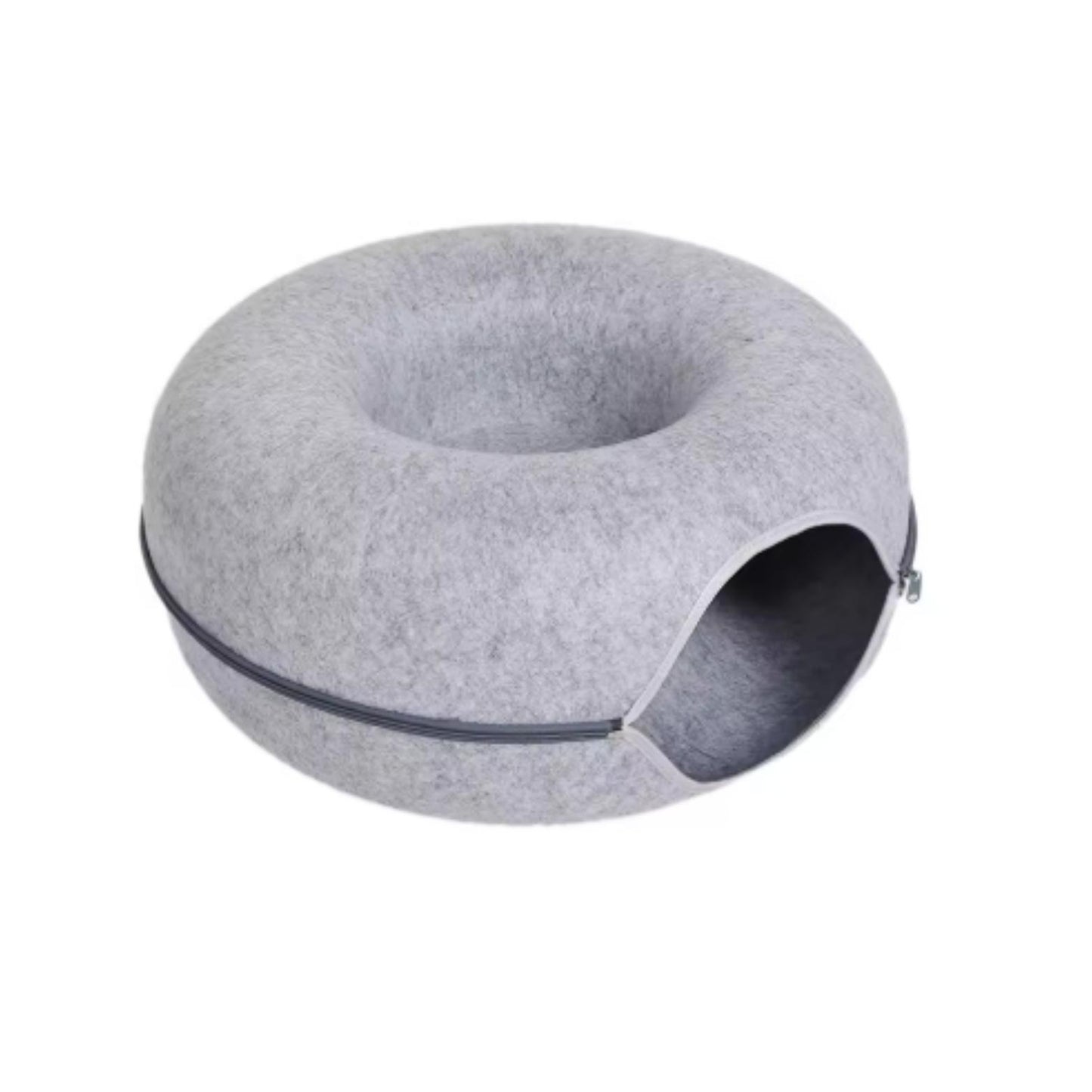 Refugio acogedor y túnel de juego para tus gatos