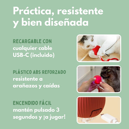PELOTAVIVA - Pelota inteligente 100% autónoma para gatos