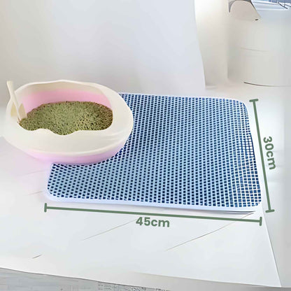 TAPETEMÁGICO - Alfombra de doble capa que mantiene el suelo limpio y recoge eficazmente los restos de arena y comida