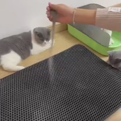 TAPETEMÁGICO - Alfombra de doble capa que mantiene el suelo limpio y recoge eficazmente los restos de arena y comida